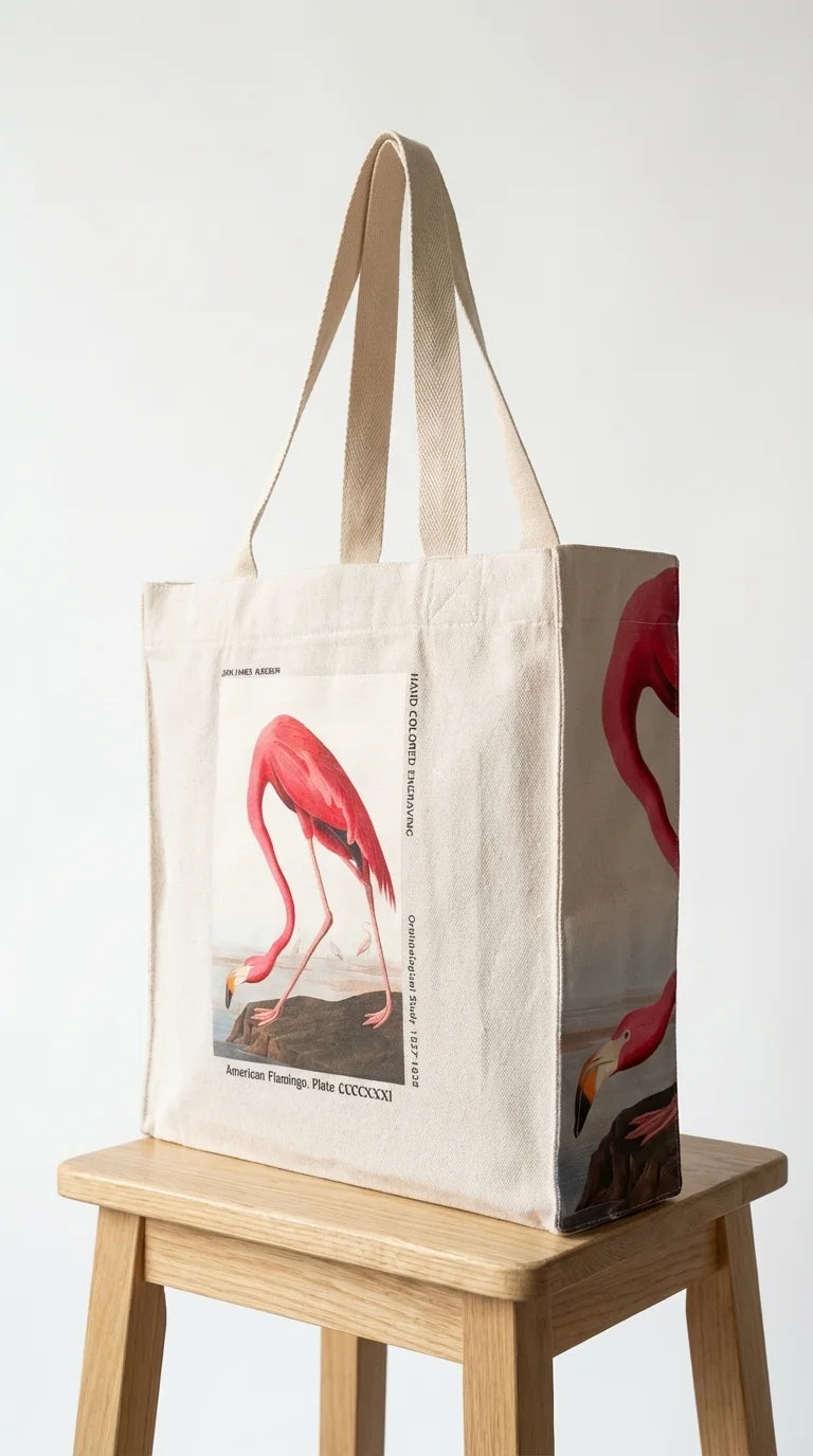 American Flamingo, Plate CCCCXXXI Tote Bag - Limited Edition Tote | My Turtle