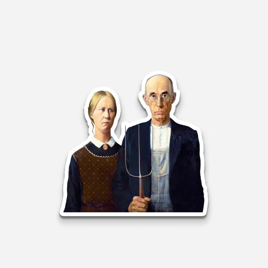 American Gothic Sticker - Sticker | My Turtle