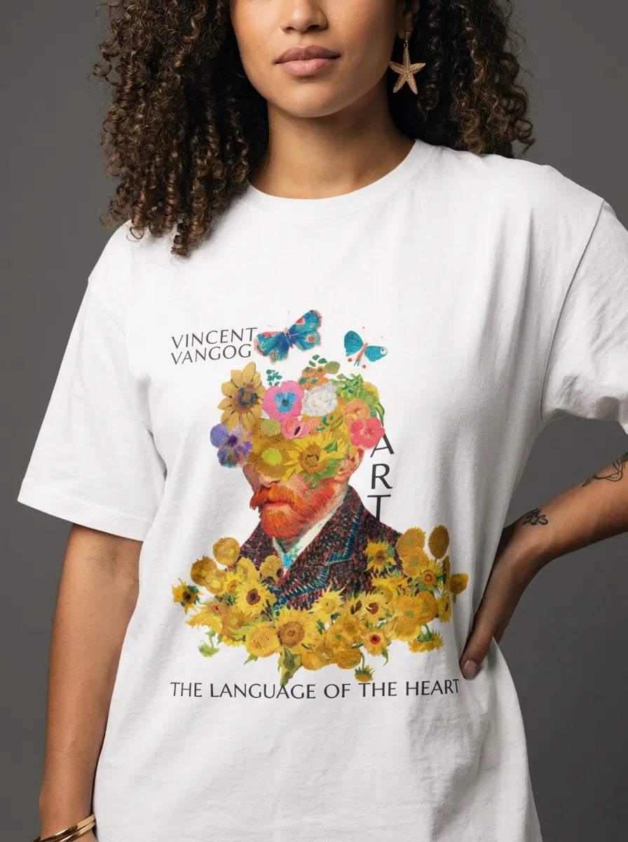 ART is the language of the heart T-Shirt - Oversized T-Shirt | My Turtle