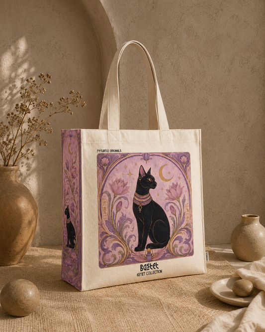 Bastet - Tote Bag - Artsy Tote Bag | My Turtle