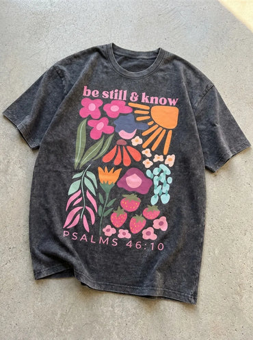 Be Still T-Shirt - Oversized T-Shirt | My Turtle