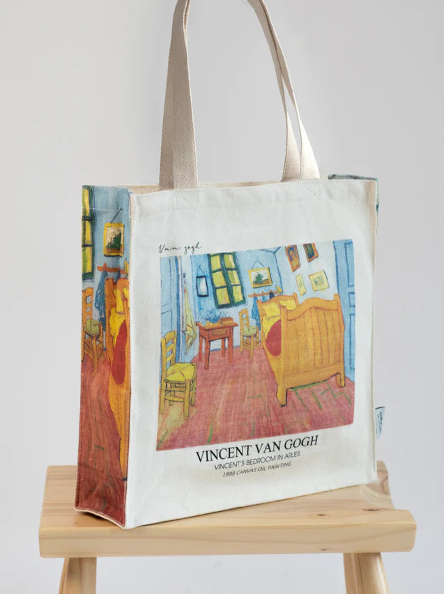 Bedroom in Arles Van Gogh - Tote Bag - Artsy Tote Bag | My Turtle
