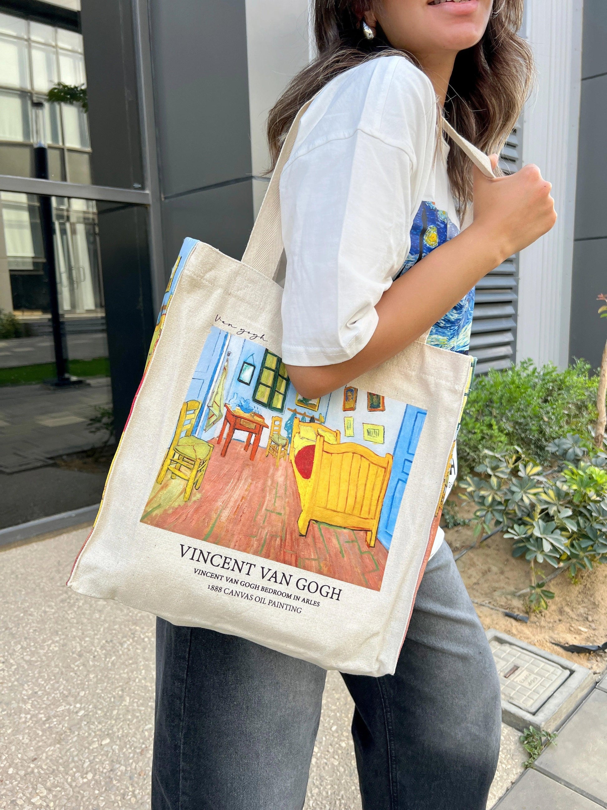 Bedroom in Arles Van Gogh - Tote Bag - Artsy Tote Bag | My Turtle