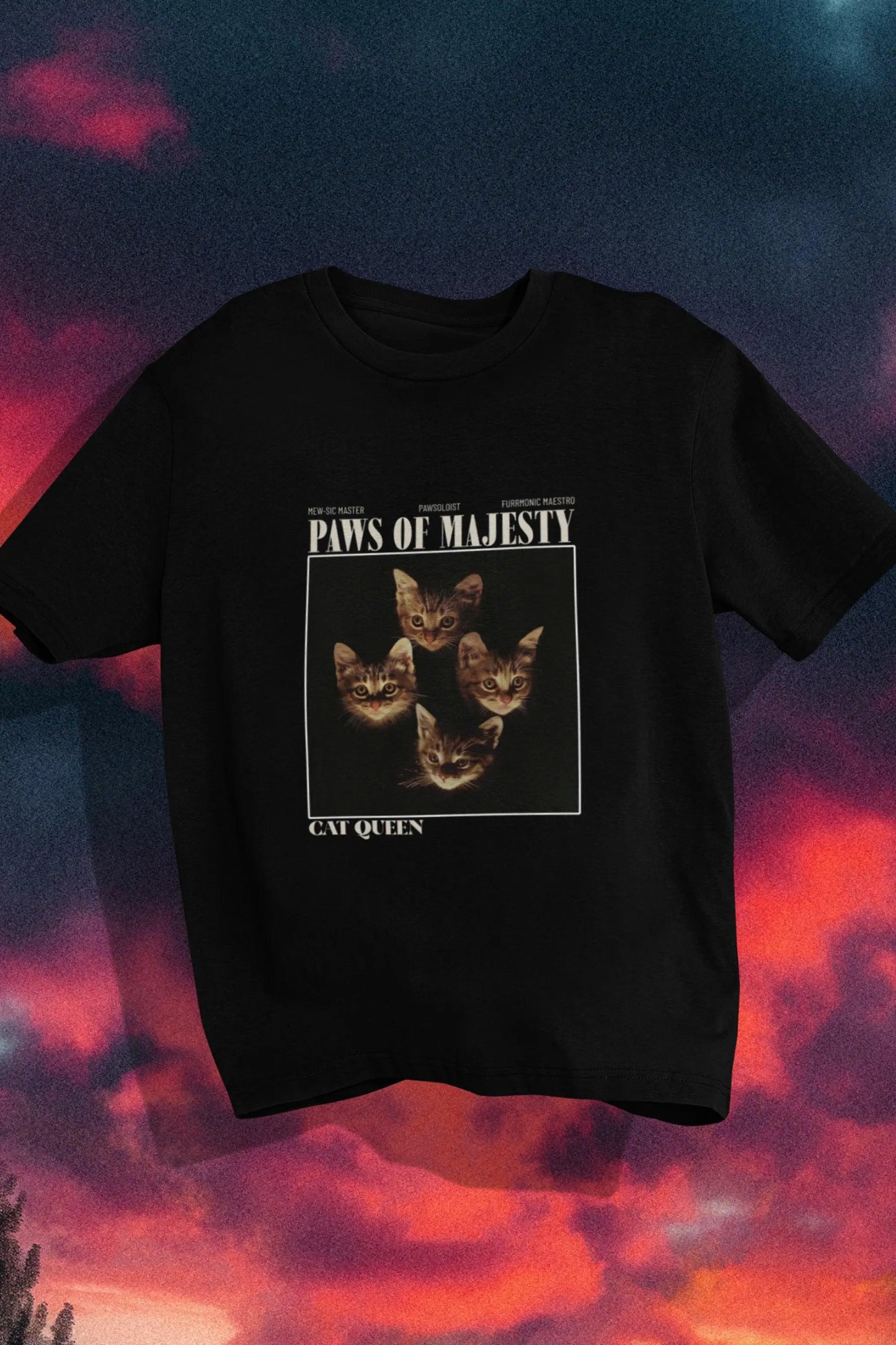 Cat Queen T-Shirt - Oversized T-Shirt | My Turtle