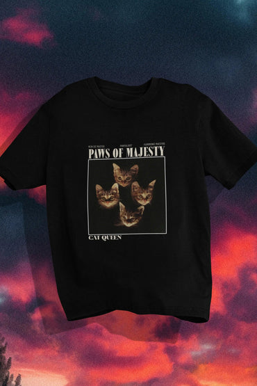 Cat Queen T-Shirt - Oversized T-Shirt | My Turtle