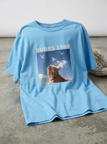 Cat Swift 1989 T-Shirt - Oversized T-Shirt | My Turtle