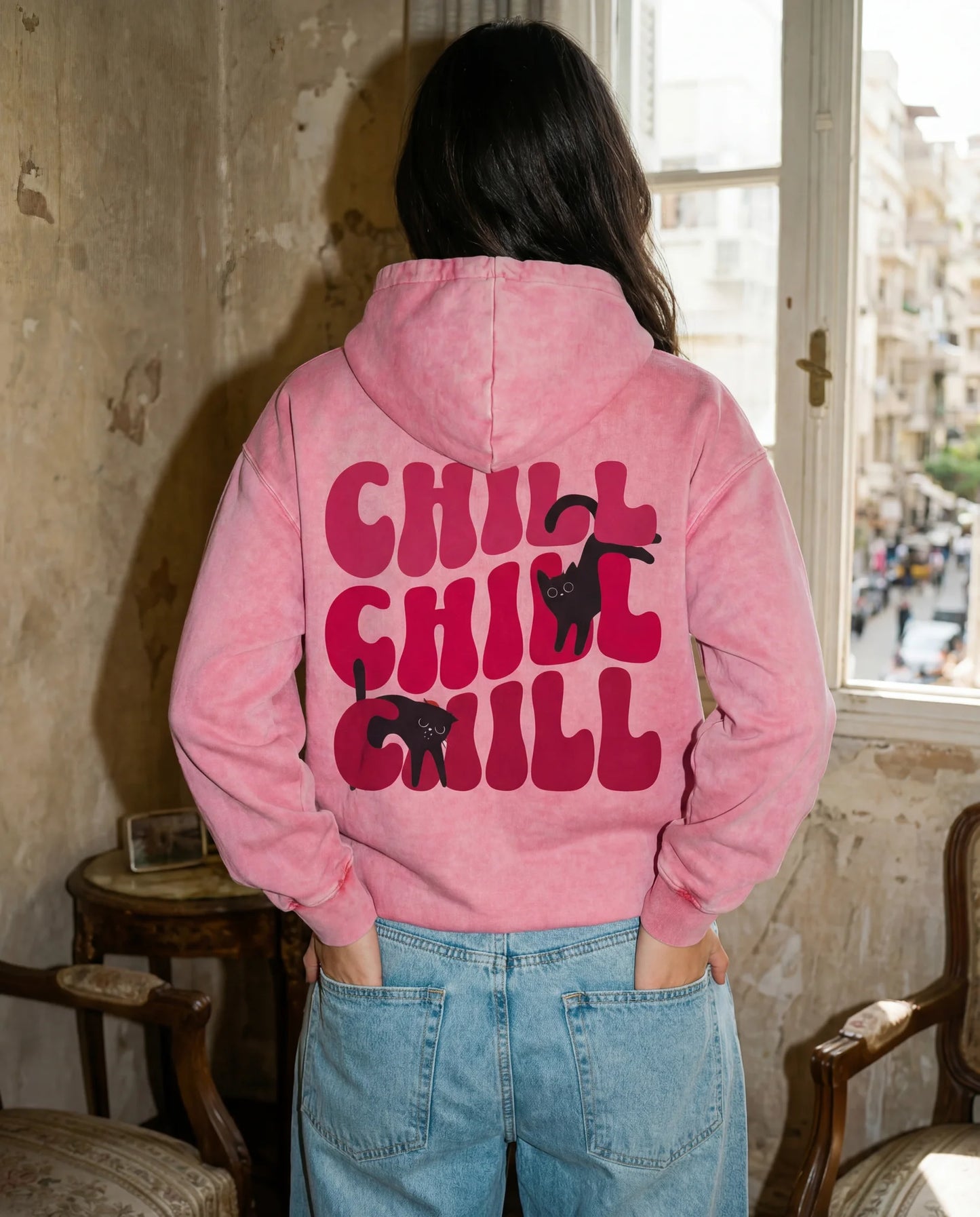Chill Kitty Hoodie - Hoodie | My Turtle