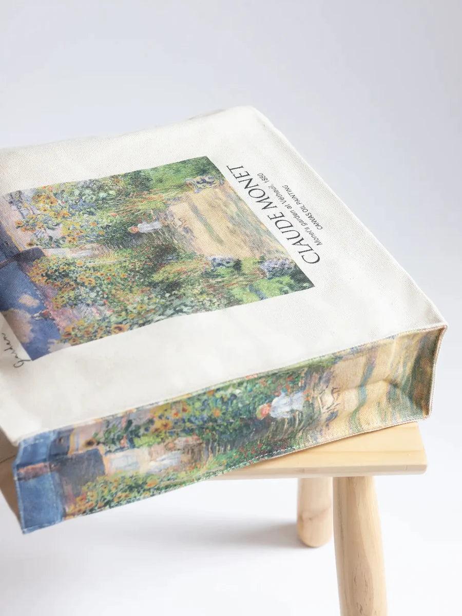 Claude Monet Garden - Tote Bag - Artsy Tote Bag | My Turtle