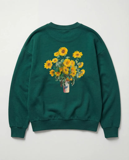Claude Monet Sunflower Sweatshirt - Sweatshirt | My Turtle