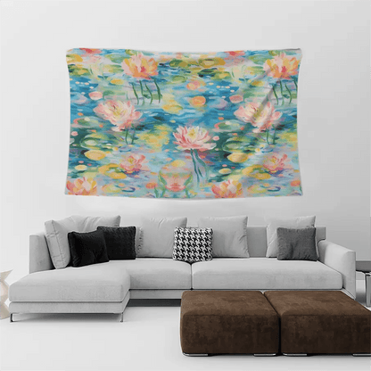 Claude Monet Water Lilies Tapestry - Tapestry | My Turtle