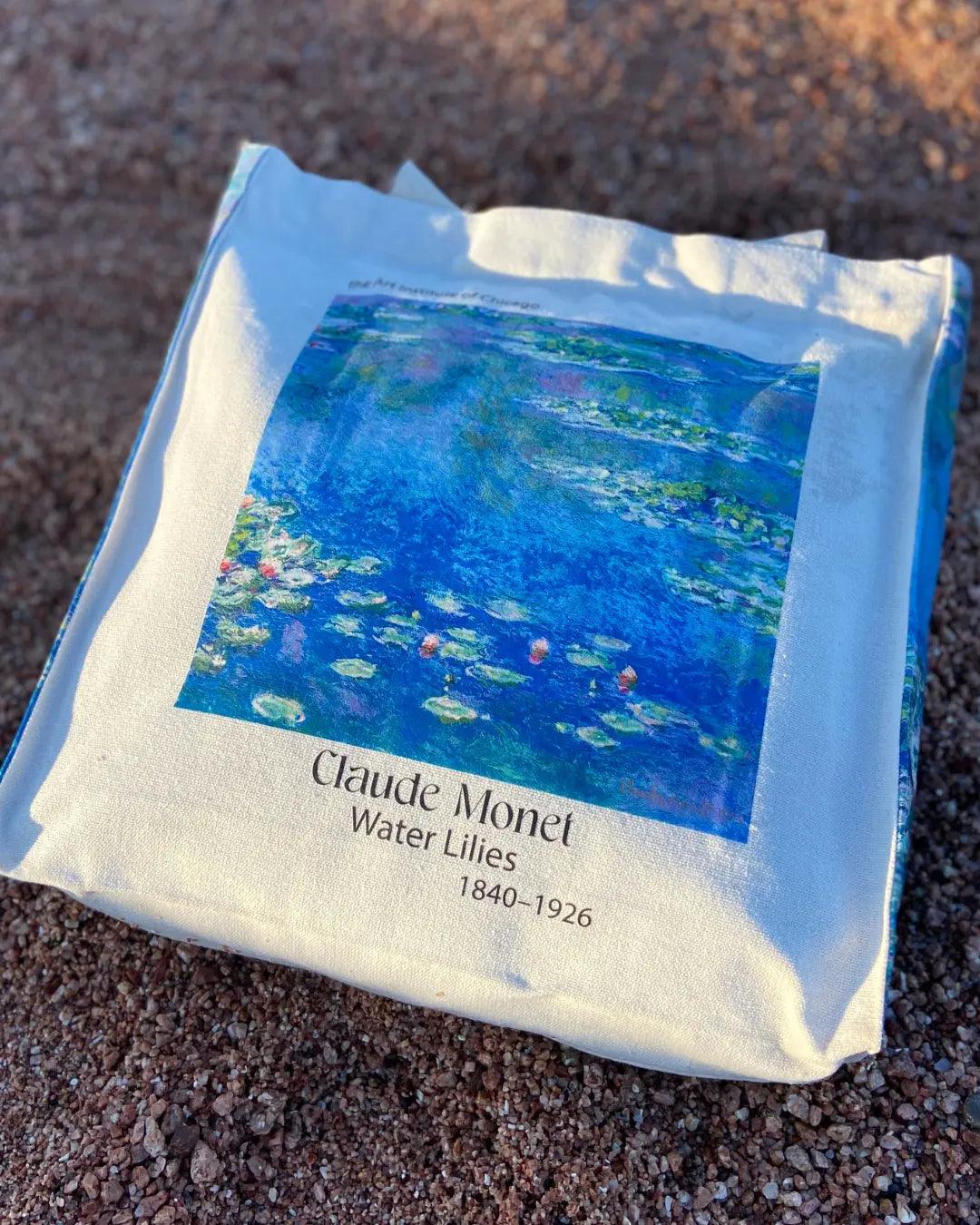 Claude Monet Water Lilies v2.0 - Tote Bag - Artsy Tote Bag | My Turtle