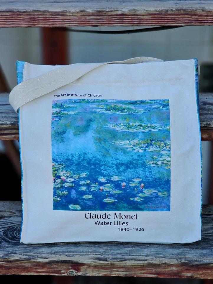 Claude Monet Water Lilies v2.0 - Tote Bag - Artsy Tote Bag | My Turtle