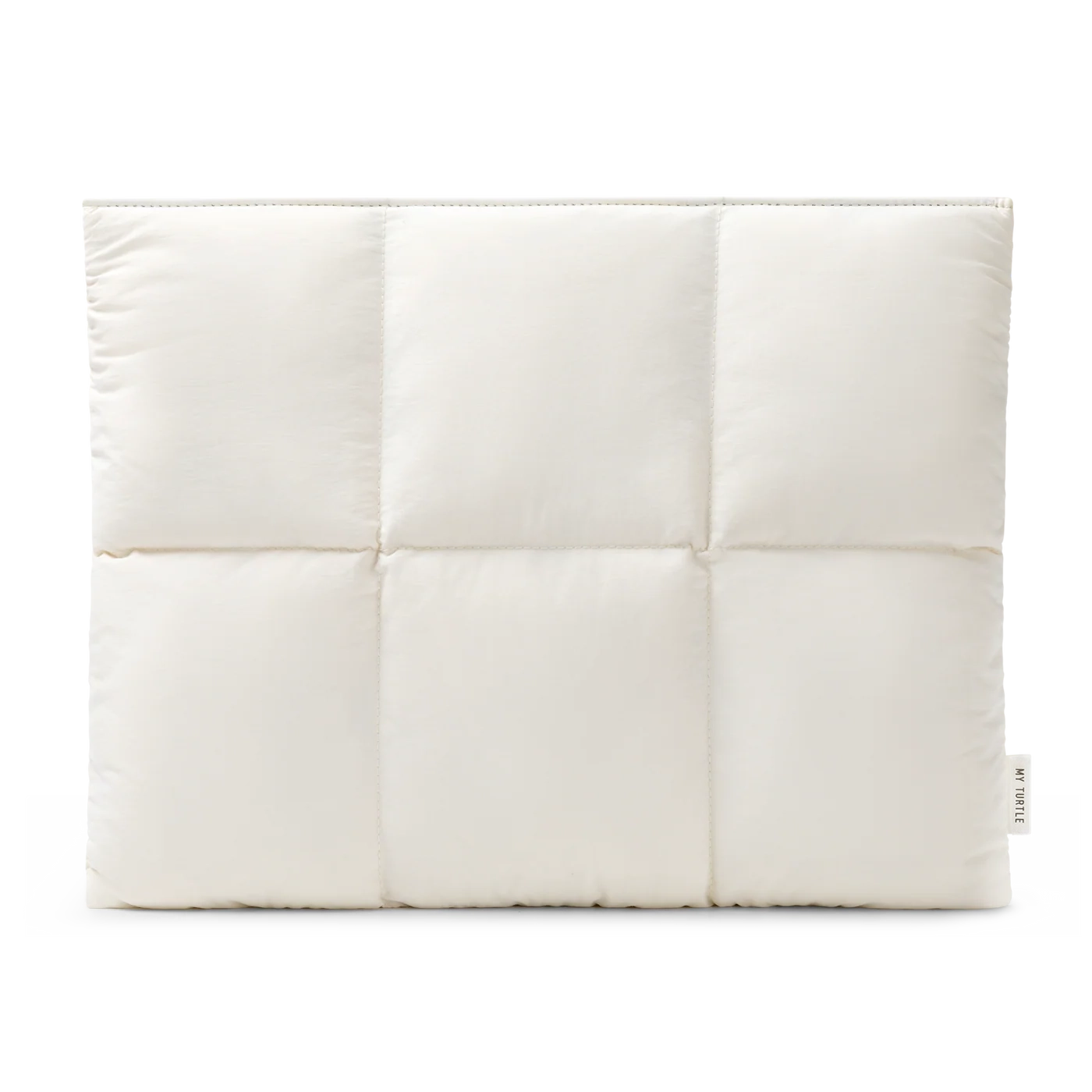 Cloud White Macbook Puffy Laptop Sleeve - Puffy Laptop Sleeve | My Turtle