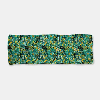 Emerald Blossoms Scarf - Chiffon Scarf | My Turtle
