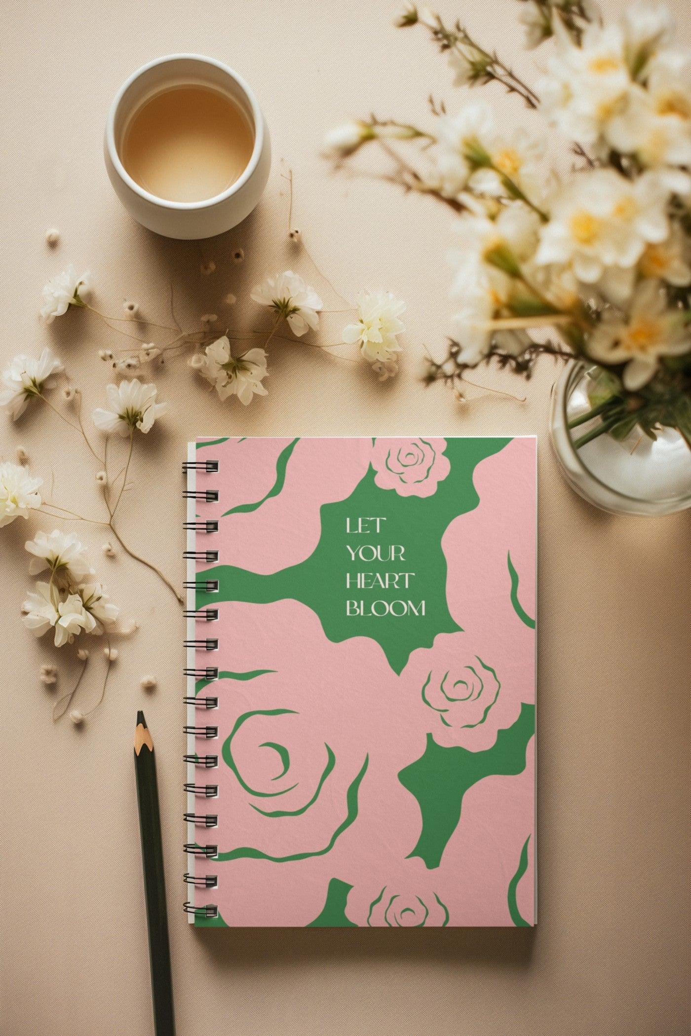 Floral Affection Notebook - Notebook | My Turtle