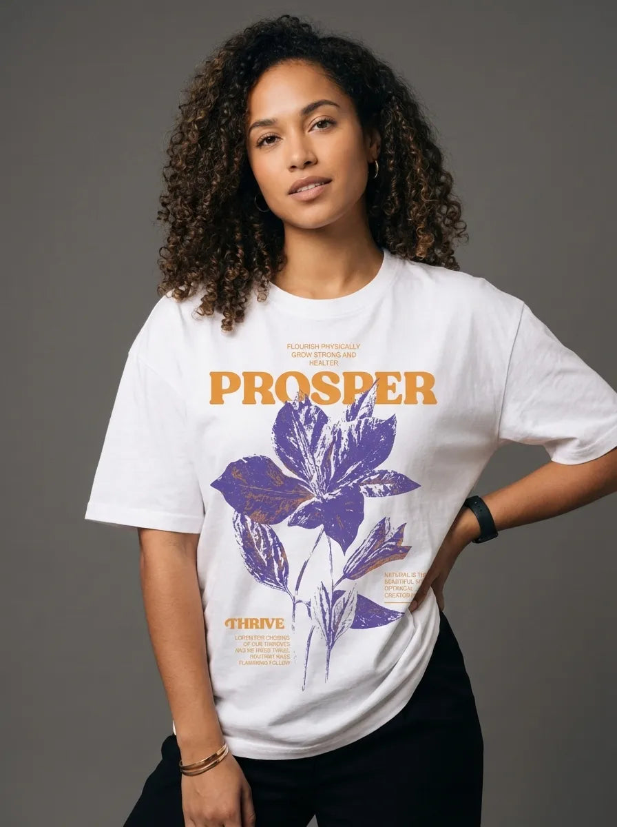 Flourish T-Shirt - Oversized T-Shirt | My Turtle