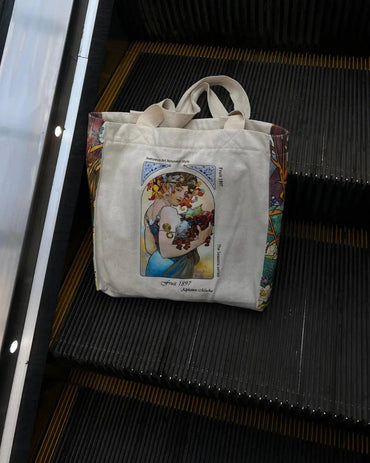 Fruit Alphonse Mucha - Tote Bag - Artsy Tote Bag | My Turtle
