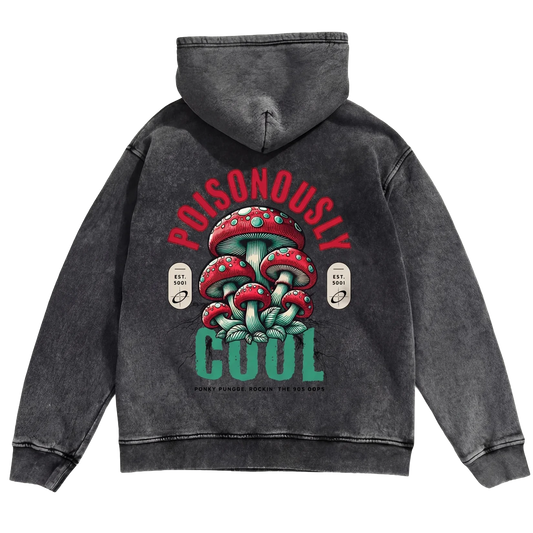 Funky Fungus Hoodie - Washed Hoodie | My Turtle