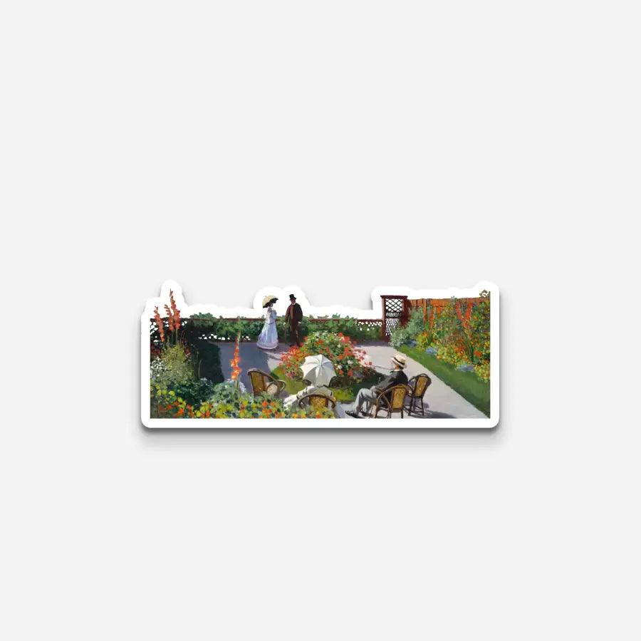 Garden at Sainte-Adresse Sticker - Sticker | My Turtle