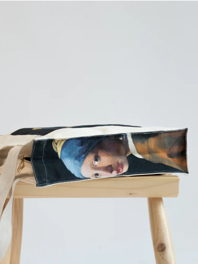 Girl with a Pearl Earring Johannes Vermeer - Tote Bag - Artsy Tote Bag | My Turtle