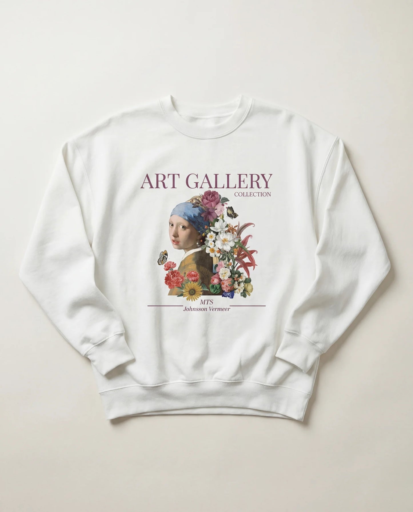 Girl with Pearl Earring Art Gallery Crewneck - Sweatshirt | My Turtle