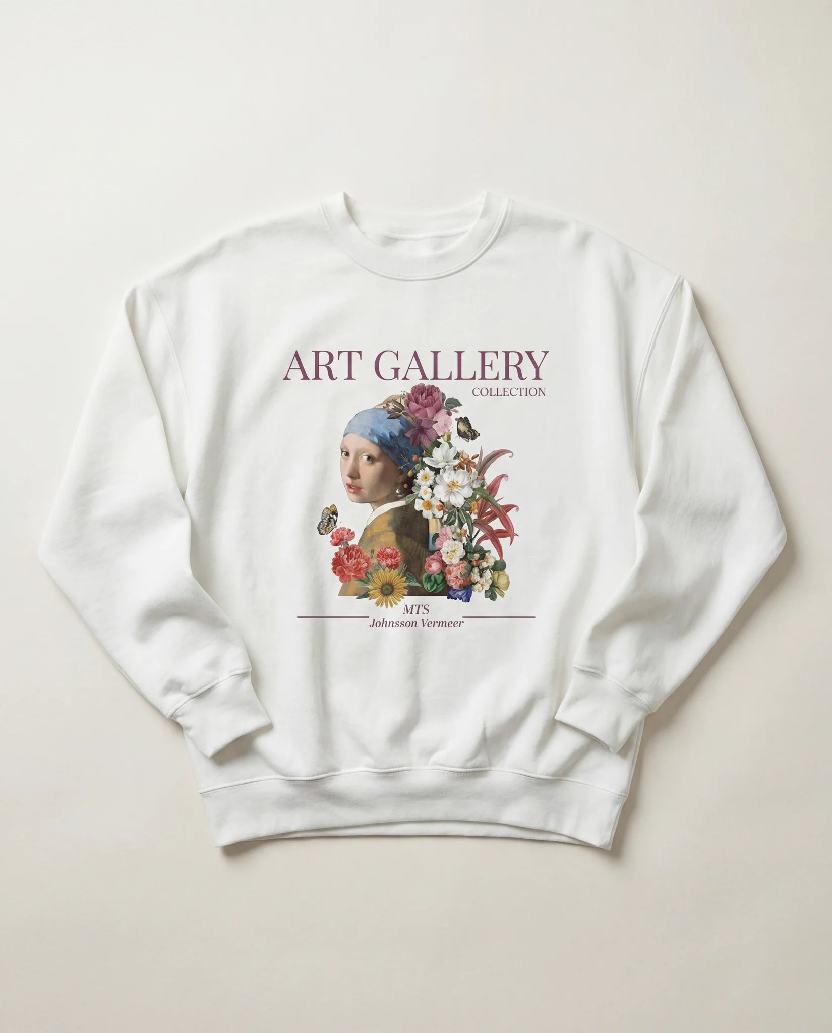 Girl with Pearl Earring Art Gallery Crewneck - Sweatshirt | My Turtle