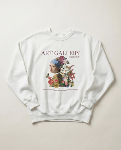 Girl with Pearl Earring Art Gallery Crewneck - Sweatshirt | My Turtle