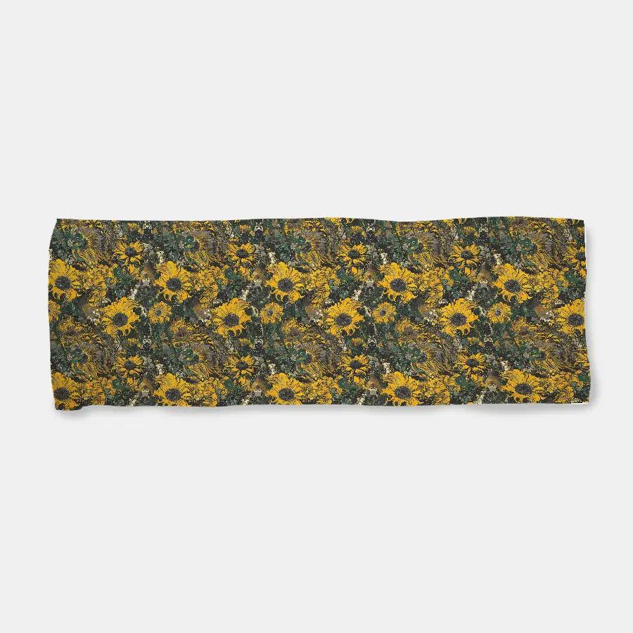 Golden Sunflower Scarf - Chiffon Scarf | My Turtle