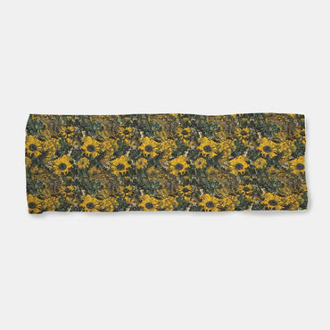 Golden Sunflower Scarf - Chiffon Scarf | My Turtle