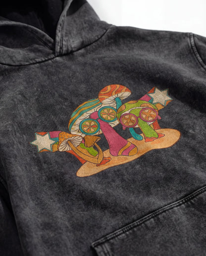 Good Vibes Retreat Hoodie - Washed Hoodie | My Turtle