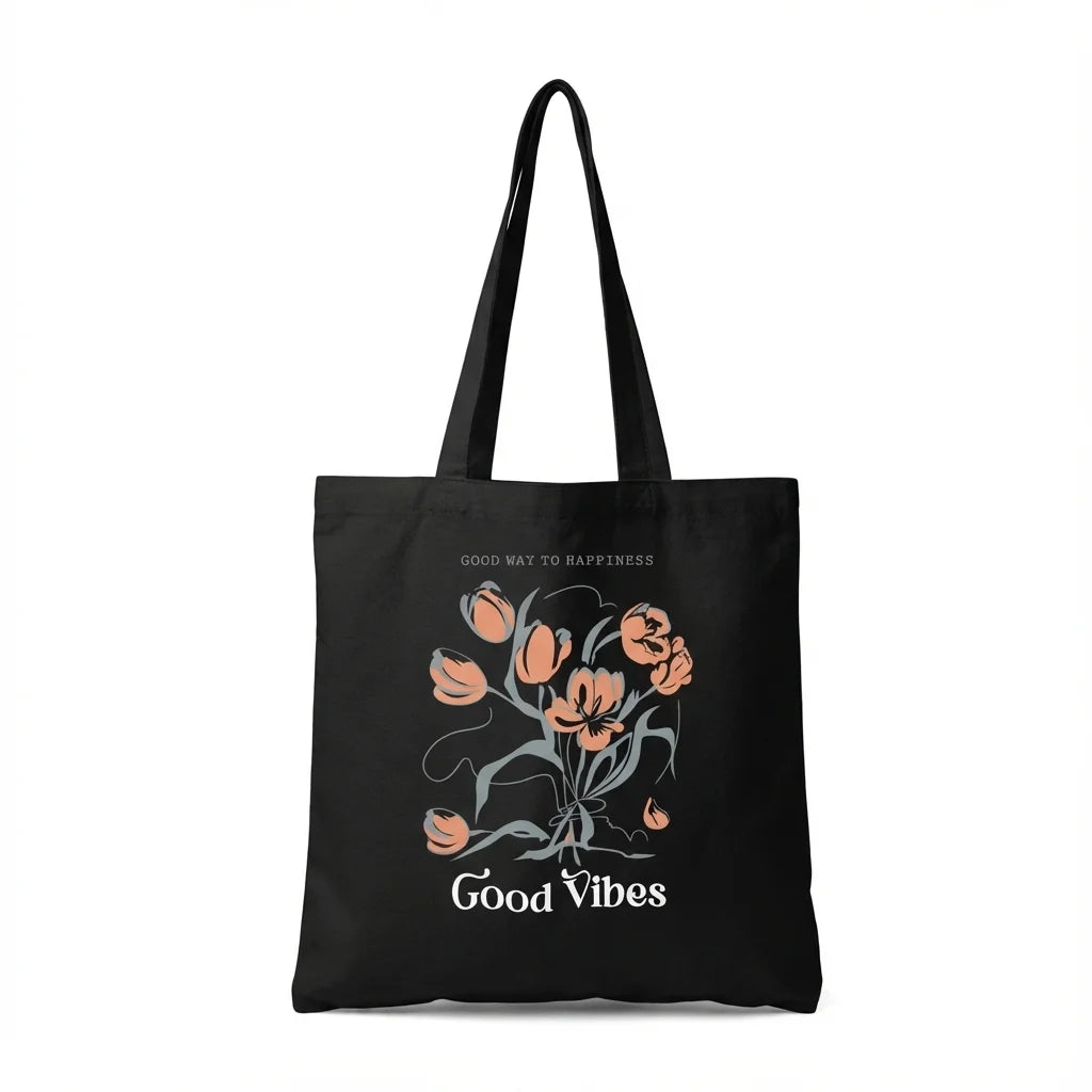 Good Vibes Tote Bag - Tote Bag | My Turtle