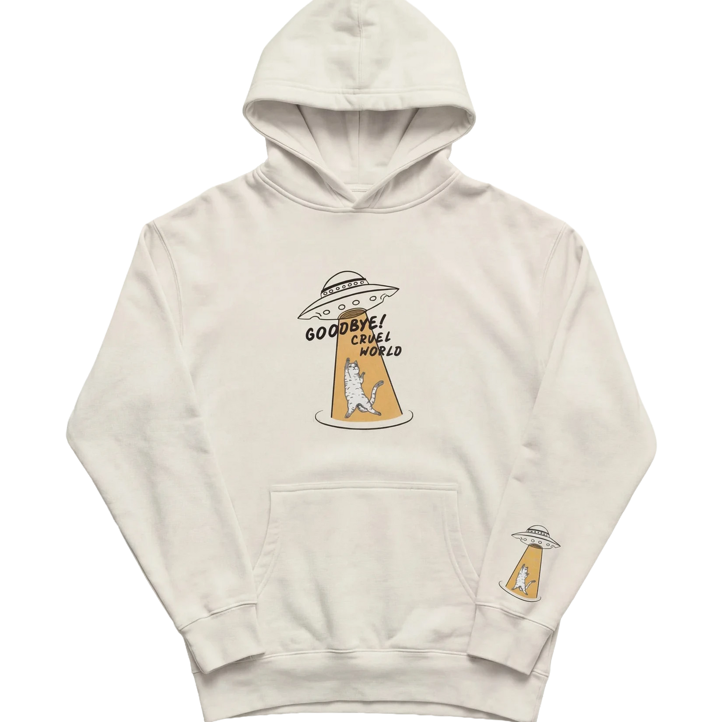 Goodbye Cruel World Hoodie - Oversized Hoodie | My Turtle