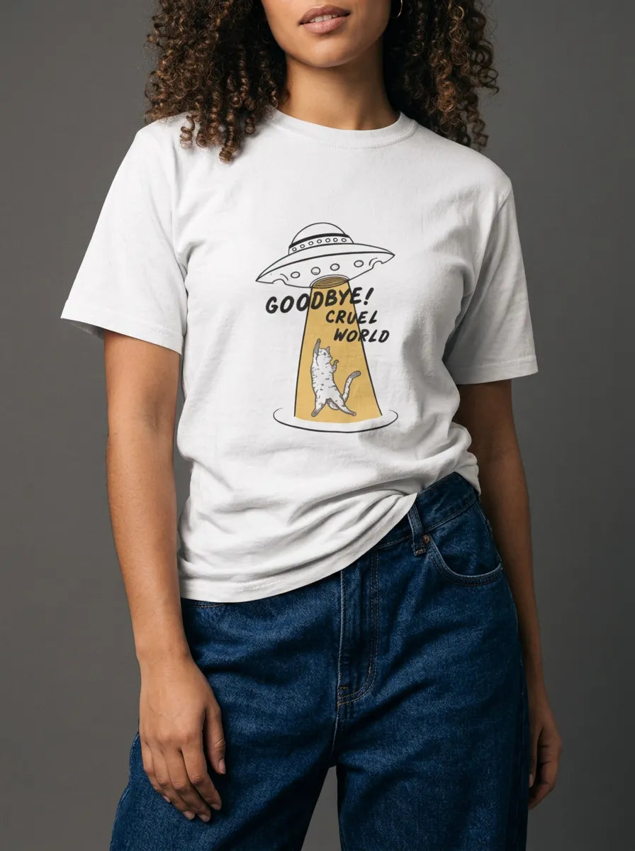 Goodbye Cruel World T-Shirt - Oversized T-Shirt | My Turtle