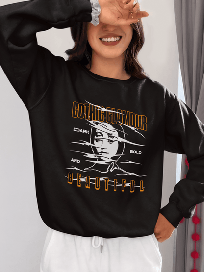 Gothic Glamour Crewneck (Mixed Cotton) - Sweatshirt | My Turtle