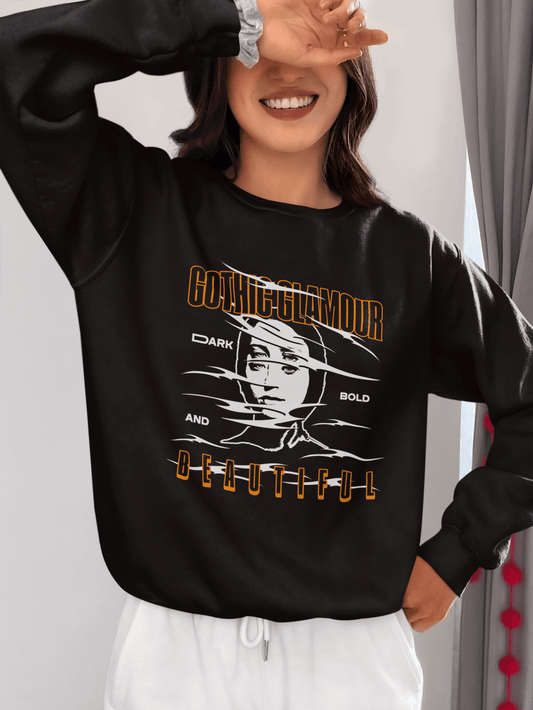 Gothic Glamour Crewneck (Mixed Cotton) - Sweatshirt | My Turtle