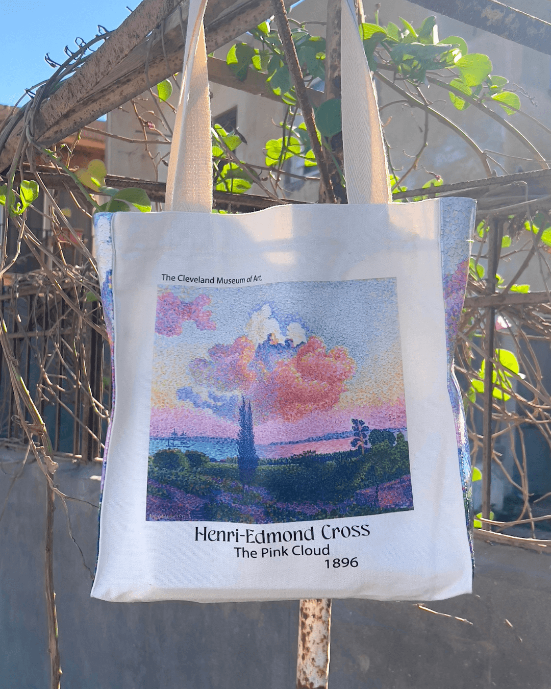 Henri-Edmond Cross The Pink Cloud- Tote Bag - Artsy Tote Bag | My Turtle