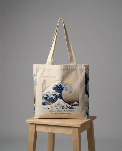 Hokusai The Great Wave - Tote Bag - Artsy Tote Bag | My Turtle