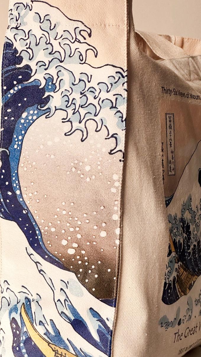Hokusai The Great Wave - Tote Bag - Artsy Tote Bag | My Turtle