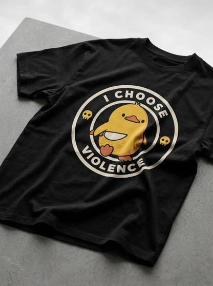 I Choose Violence T-Shirt - Oversized T-Shirt | My Turtle