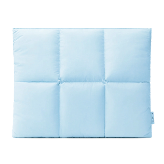 Ice Blue Macbook Puffy Laptop Sleeve - Puffy Laptop Sleeve | My Turtle