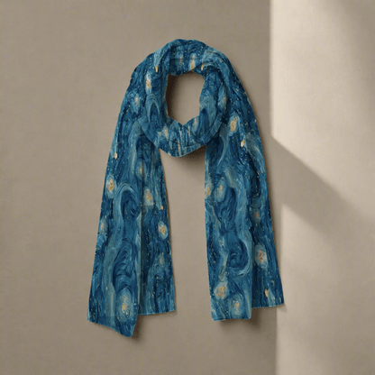 Iridescent Irises Scarf - Chiffon Scarf | My Turtle