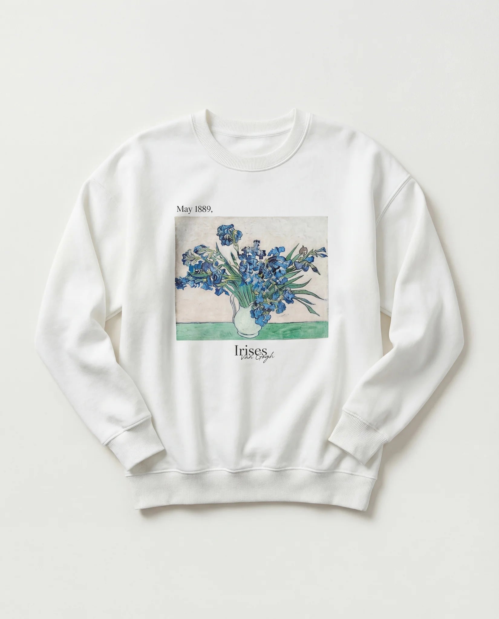 Irises 1889 Crewneck - Van Gogh - Sweatshirt | My Turtle