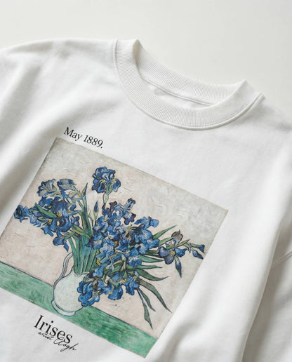 Irises 1889 Crewneck - Van Gogh - Sweatshirt | My Turtle