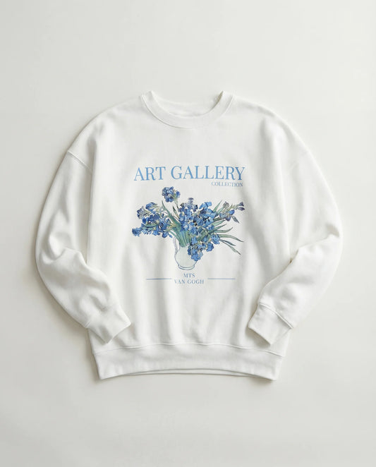 Irises Crewneck - Van Gogh - Sweatshirt | My Turtle