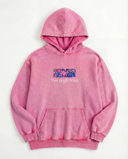Pink Irises Hoodie - Hoodie | My Turtle