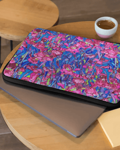 Irises Laptop Sleeve With Strap - Laptop Sleeve | My Turtle