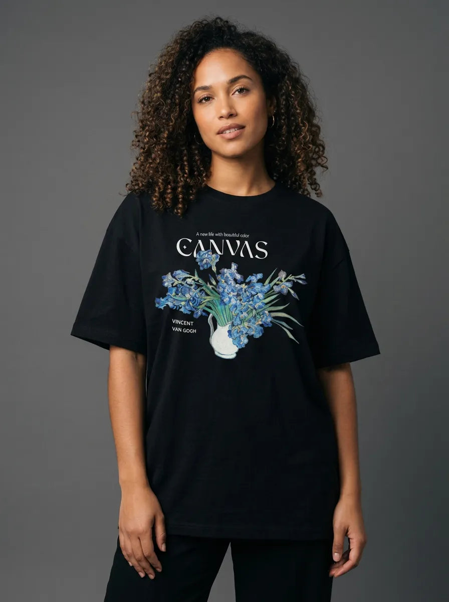 Irises T-Shirt - Oversized T-Shirt | My Turtle