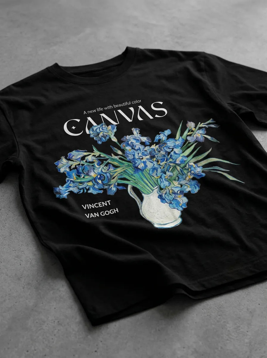 Irises T-Shirt - Oversized T-Shirt | My Turtle