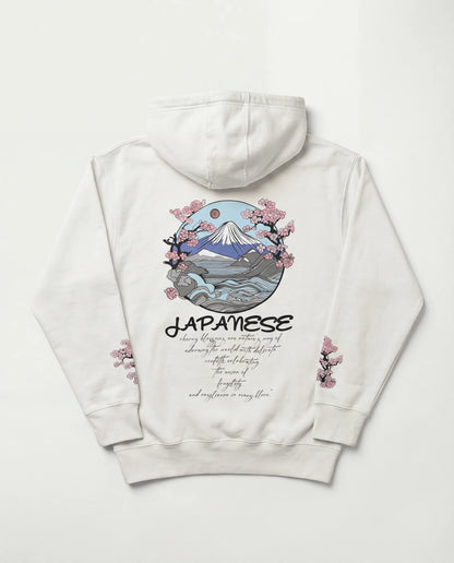 Japanese Cherry Blossoms Hoodie - Oversized Hoodie | My Turtle