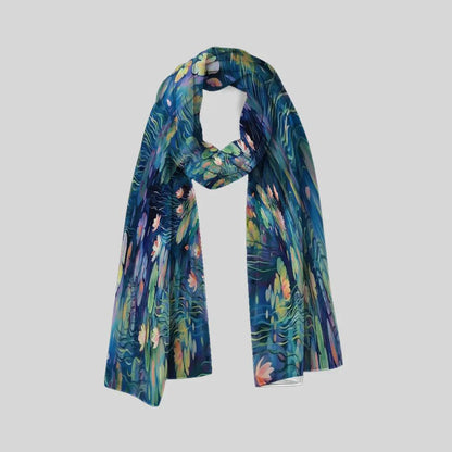 Jardin Monet Scarf - Chiffon Scarf | My Turtle